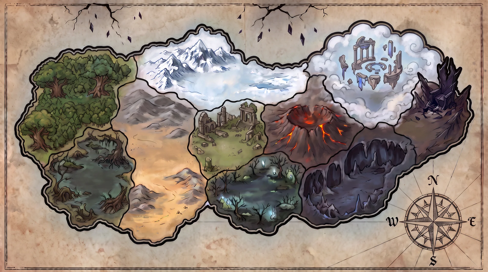 Map of Eldervast